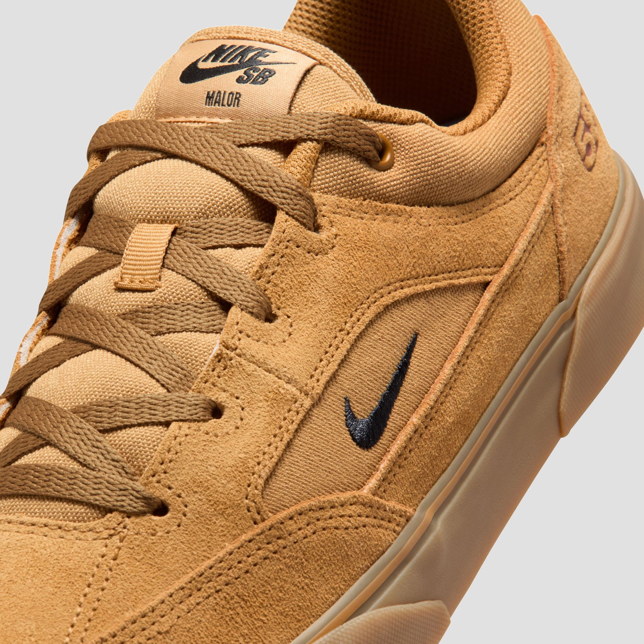 Nike SB Malor TE Skate Shoes Wheat / Black Wheat Gum / Light Brown