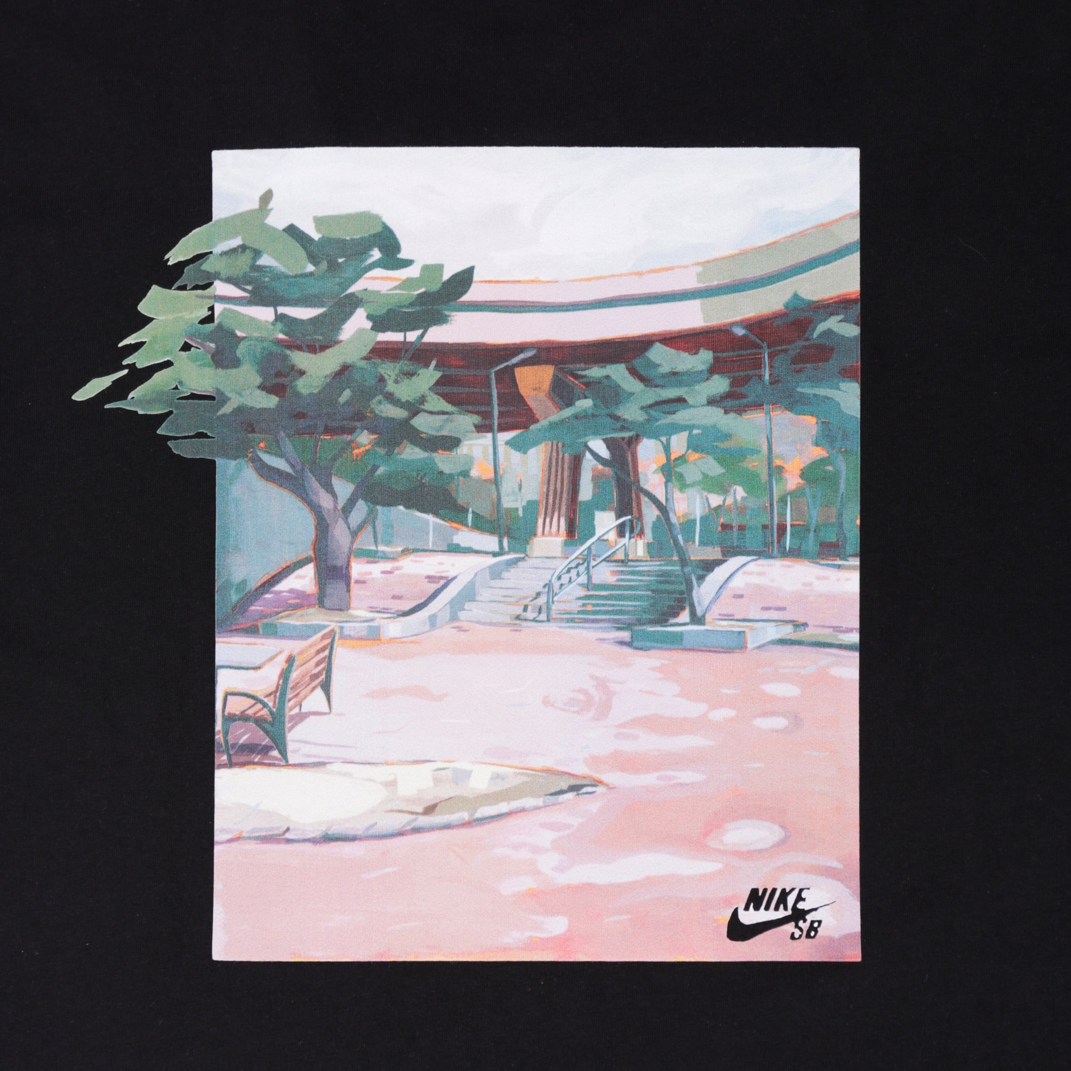 Nike SB OC Brooklyn Banks Max90 Skate T-Shirt Black