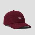 Load image into Gallery viewer, HUF OG Corduroy 6 Panel Cv Hat Deep Wine
