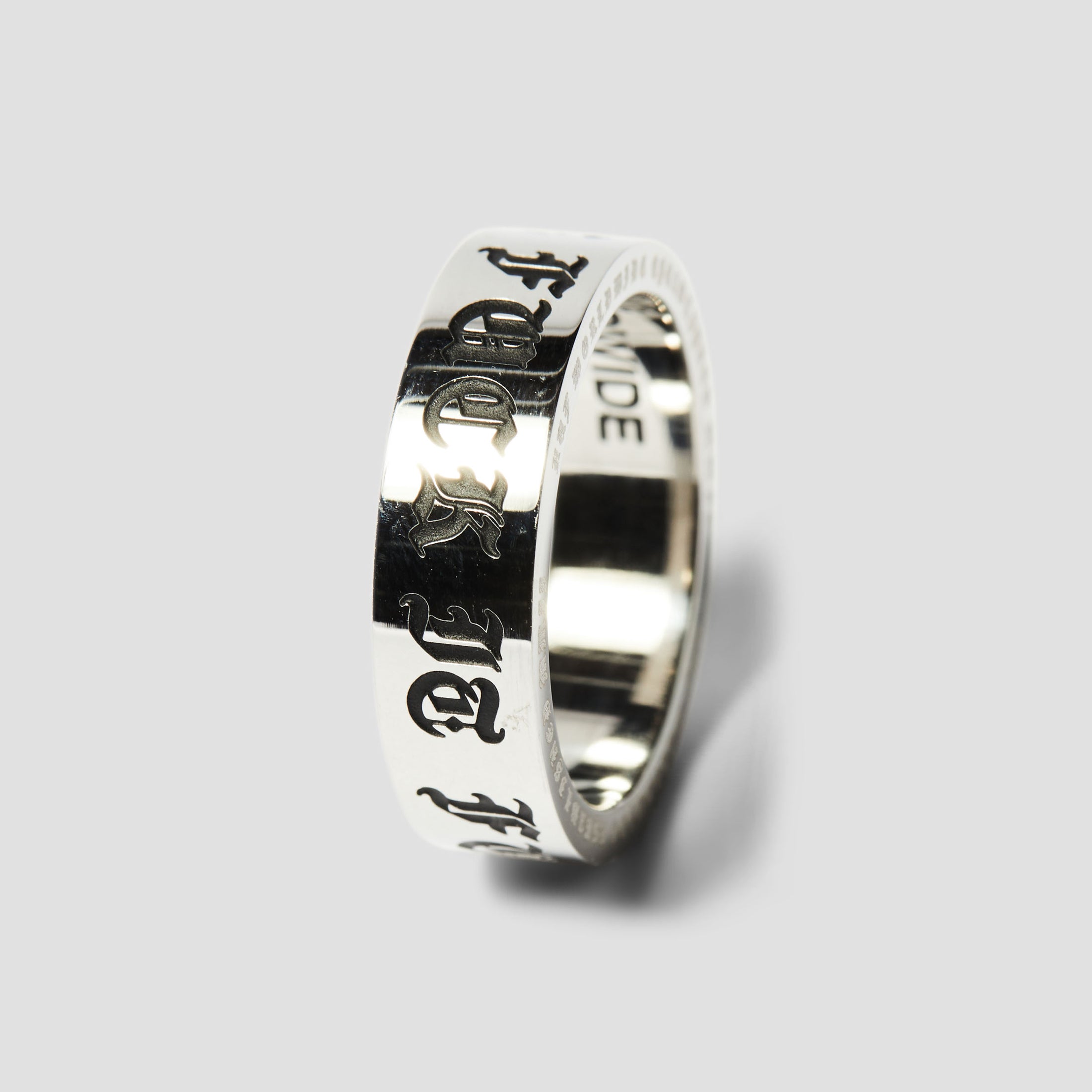 HUF Old E Ring Silver