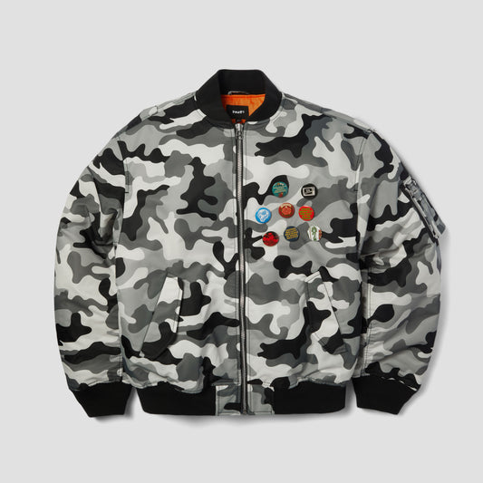 HUF Olympia Flight Jacket Camo