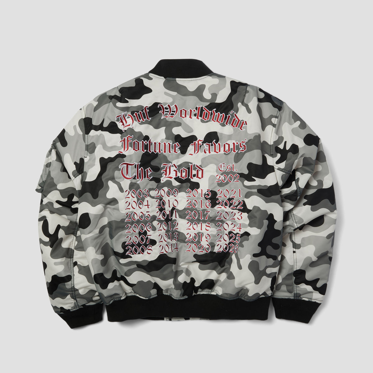 HUF Olympia Flight Jacket Camo