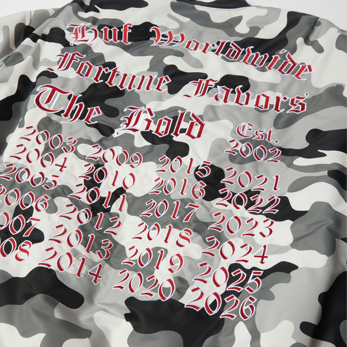 HUF Olympia Flight Jacket Camo