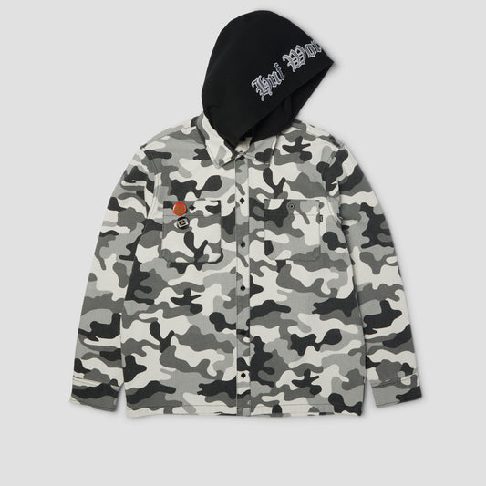 HUF Olympia Camo Hooded Overshirt Camo