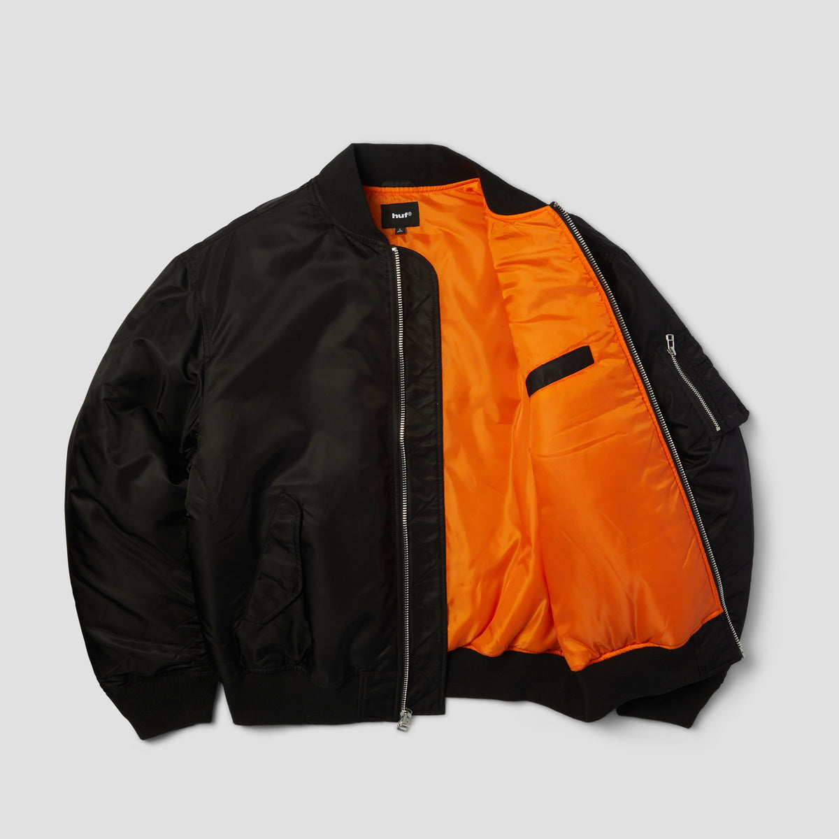 HUF Olympia Flight Jacket Black