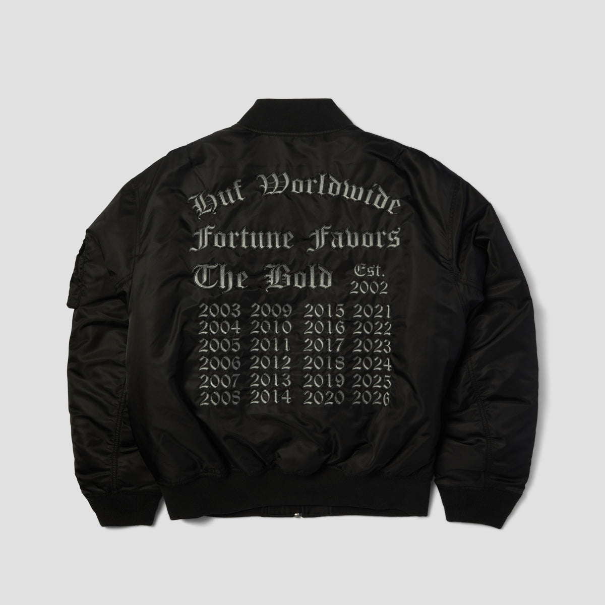 HUF Olympia Flight Jacket Black