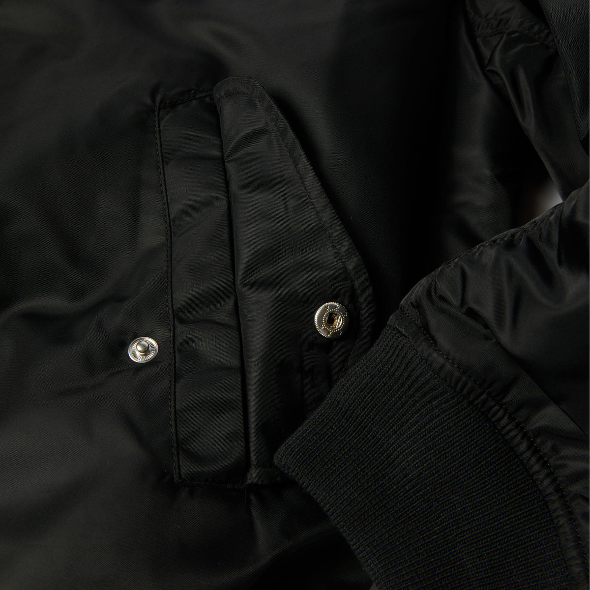 HUF Olympia Flight Jacket Black