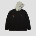 Load image into Gallery viewer, HUF Olympia Hooded Overshirt Black
