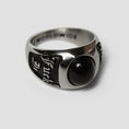 Load image into Gallery viewer, HUF Onyx Signet Ring Silver

