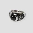 Load image into Gallery viewer, HUF Onyx Signet Ring Silver
