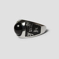 Load image into Gallery viewer, HUF Onyx Signet Ring Silver
