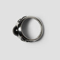 Load image into Gallery viewer, HUF Onyx Signet Ring Silver
