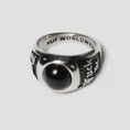 Load image into Gallery viewer, HUF Onyx Signet Ring Silver
