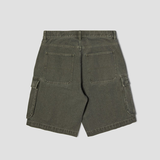 HUF Oval Denim Cargo Short Frost Gray