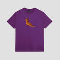 Load image into Gallery viewer, Passport Old Boot T-Shirt Eggplant
