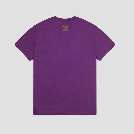Passport Old Boot T-Shirt Eggplant