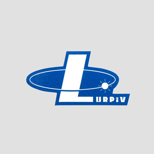 Lurpiv Orbit Logo Sticker Blue