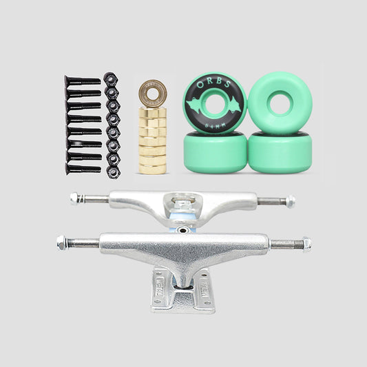 Orbs Solid Silver Mint 54mm Undercarriage Kit 5.5" (8.25"- 8.5")