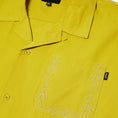 Load image into Gallery viewer, HUF Pinstripe Embroidered Shortsleeve Resort Shirt Avocado
