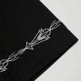 Load image into Gallery viewer, HUF Pinstripe Embroidered Shortsleeve Resort Shirt Black
