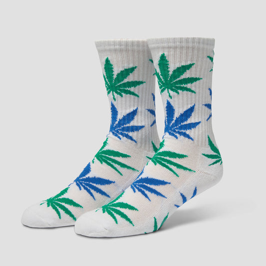 HUF Plantlife Multi Sock White