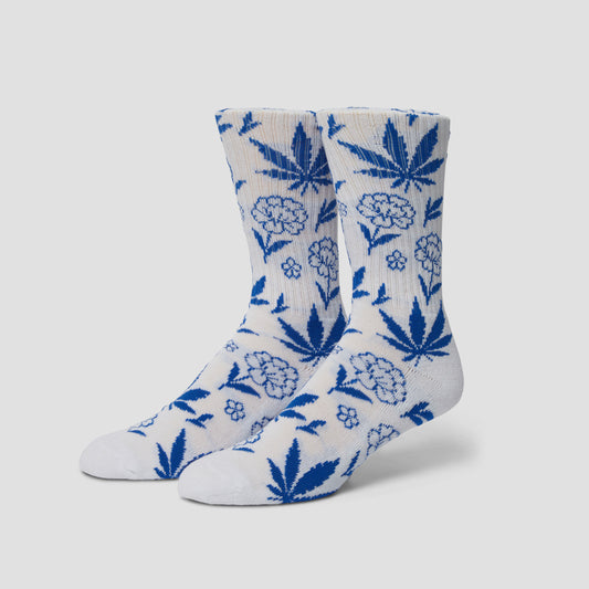 HUF Plantlife Porcelain Sock White
