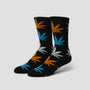 HUF Plantlife Repeat Sock Black F26