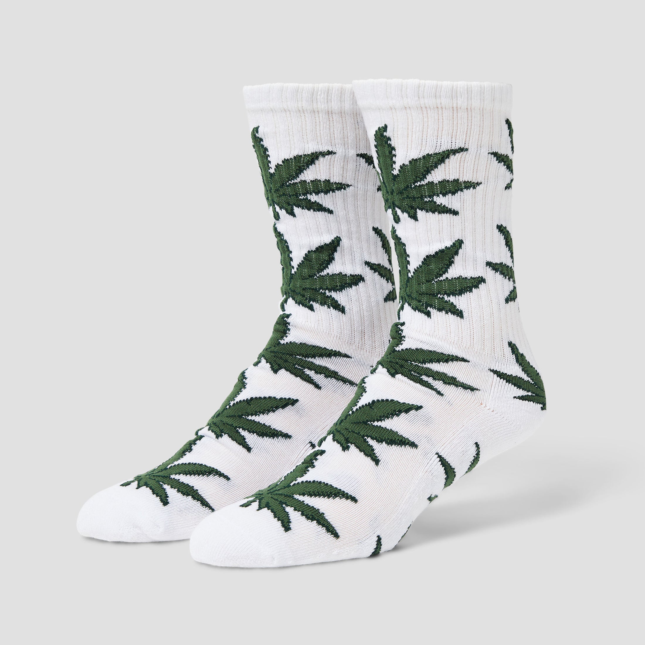 HUF Plantlife Shadow Sock White / Green