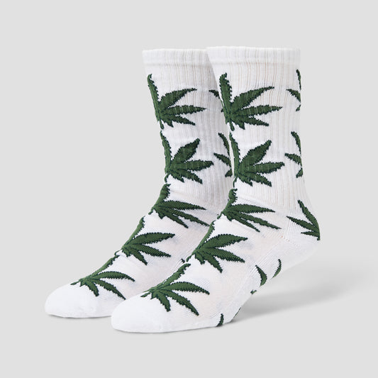 HUF Plantlife Shadow Sock White / Green