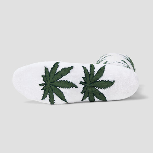 HUF Plantlife Shadow Sock White / Green