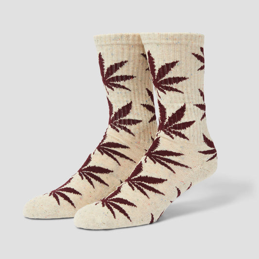 HUF Plantlife Speckled Sock Cream