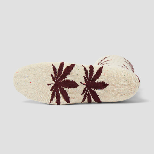HUF Plantlife Speckled Sock Cream