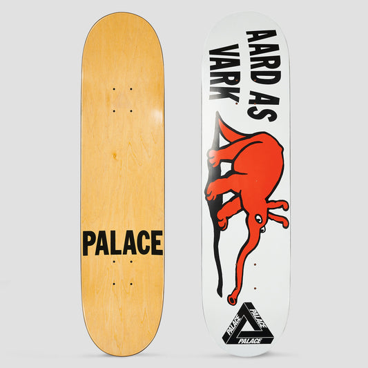 Palace 8 Aard As Vark Skateboard Deck White