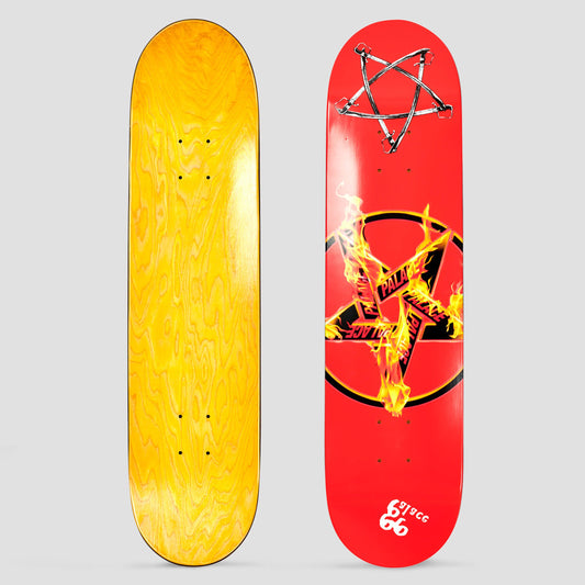 Palace 7.75 Pentagram Skateboard Deck Red