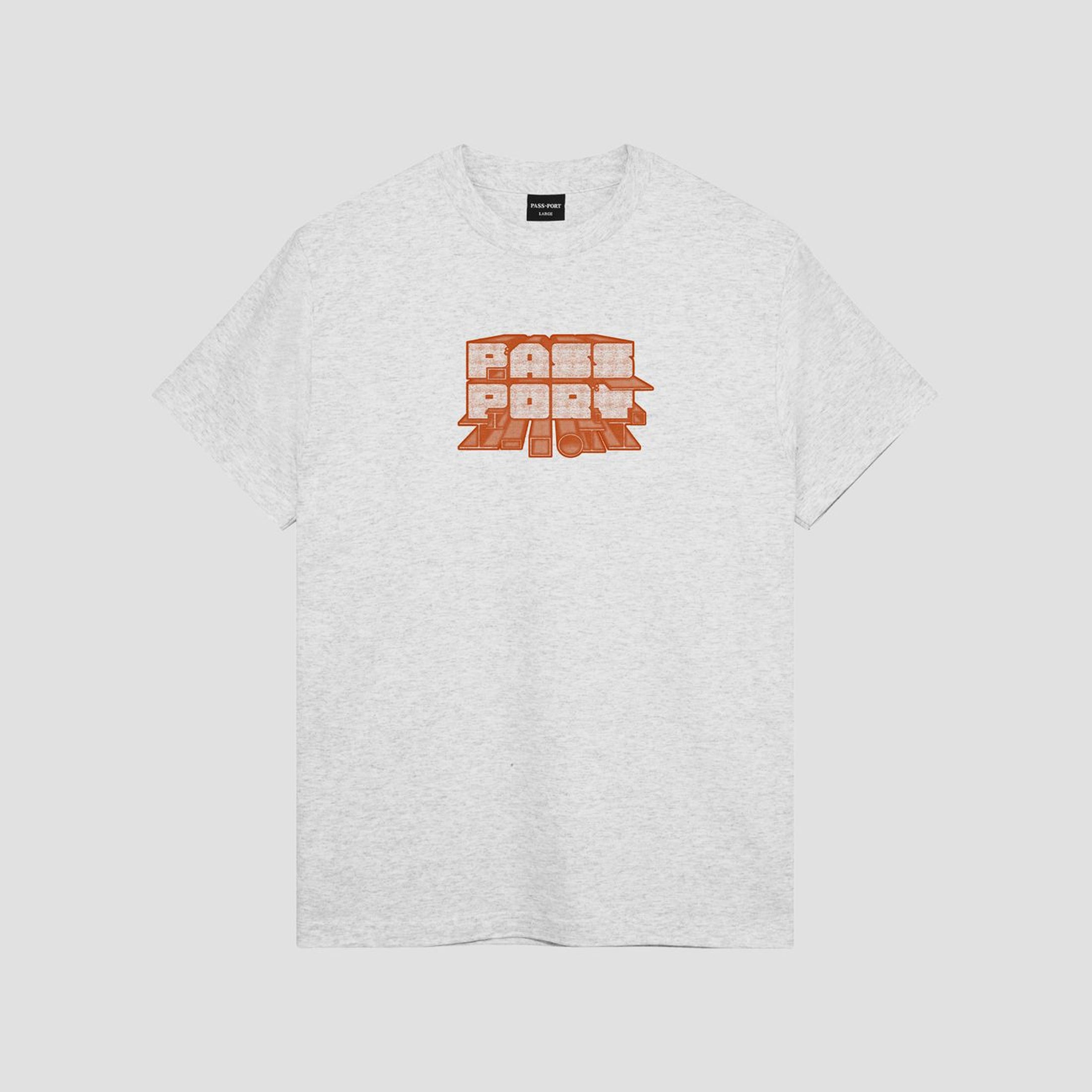 Passport Shippin Steel T-Shirt Ash