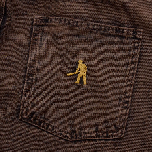 Passport Workers Club Jean Over-Dye Brown