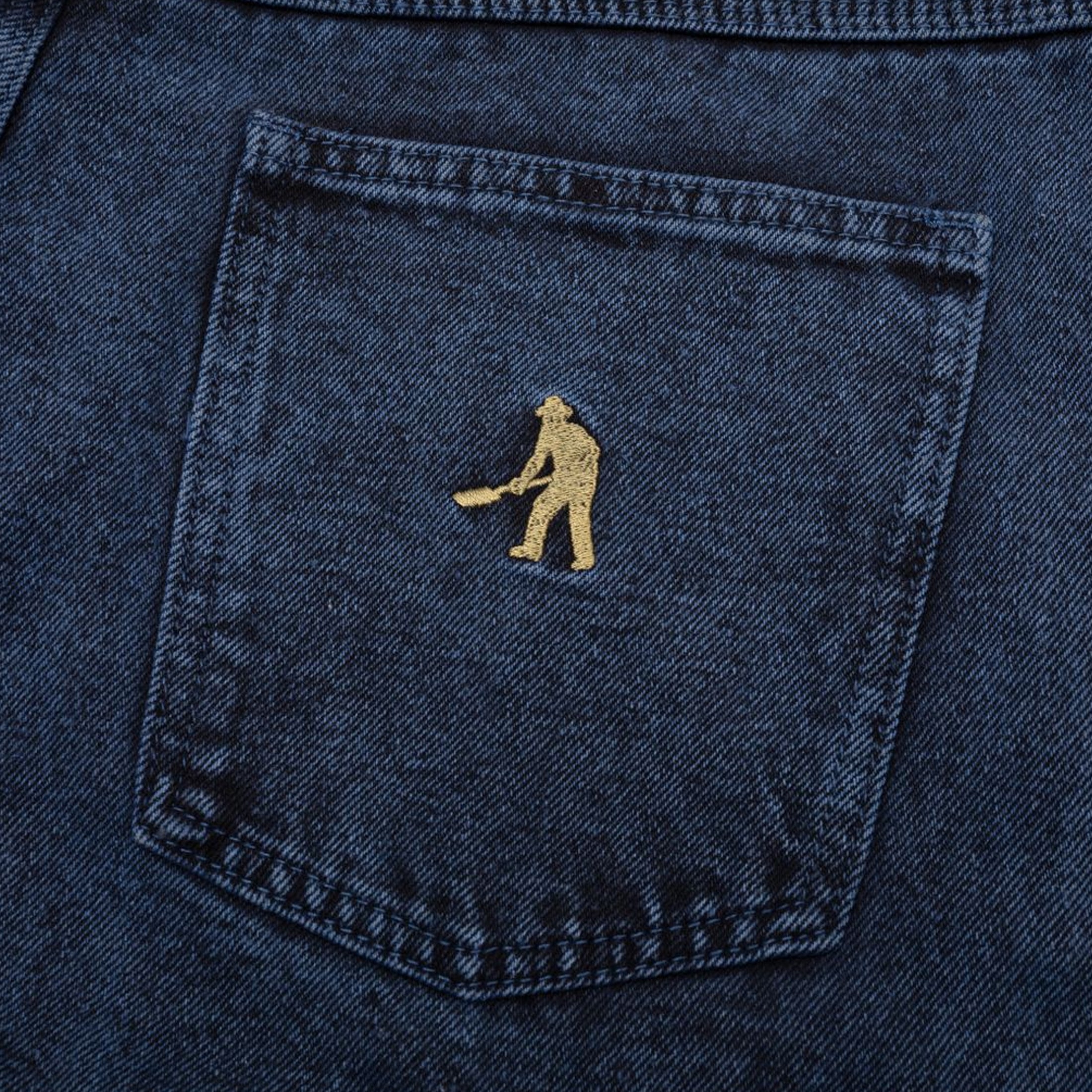 Passport Workers Club Jean Over-Dye Navy
