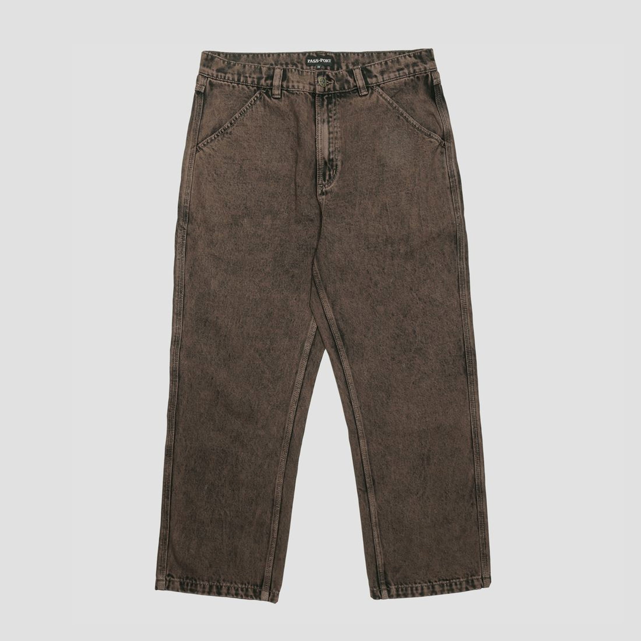 Passport Workers Club Jean Over-Dye Brown