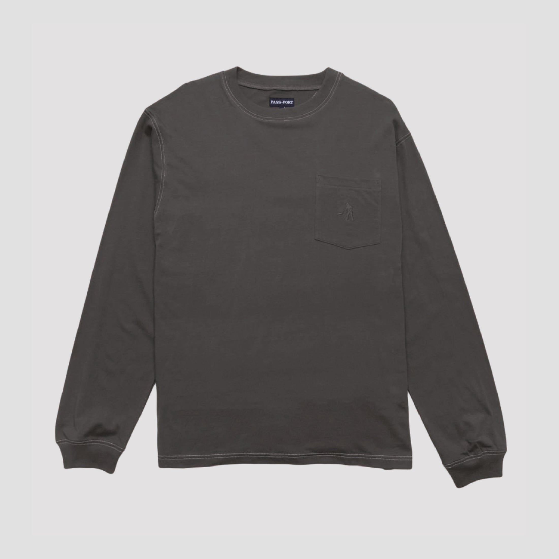 Passport Organic Pocket Longsleeve Tar