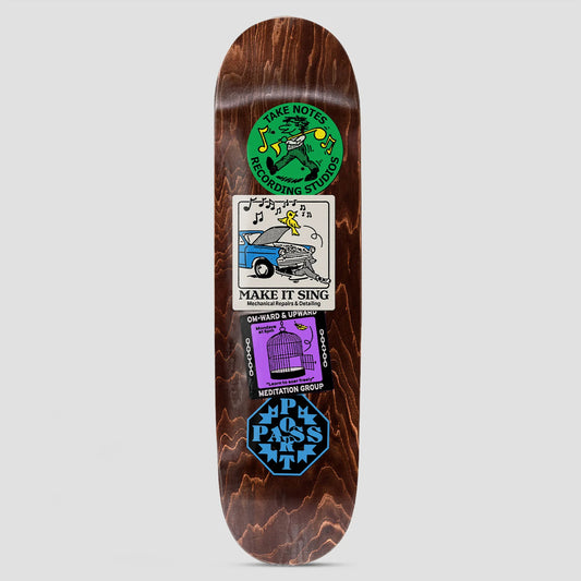Passport 8 Coaster Series Omward and Upward Skateboard Deck