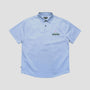 Passport Thistle Embroidery AG Shortsleeve Shirt Light Blue
