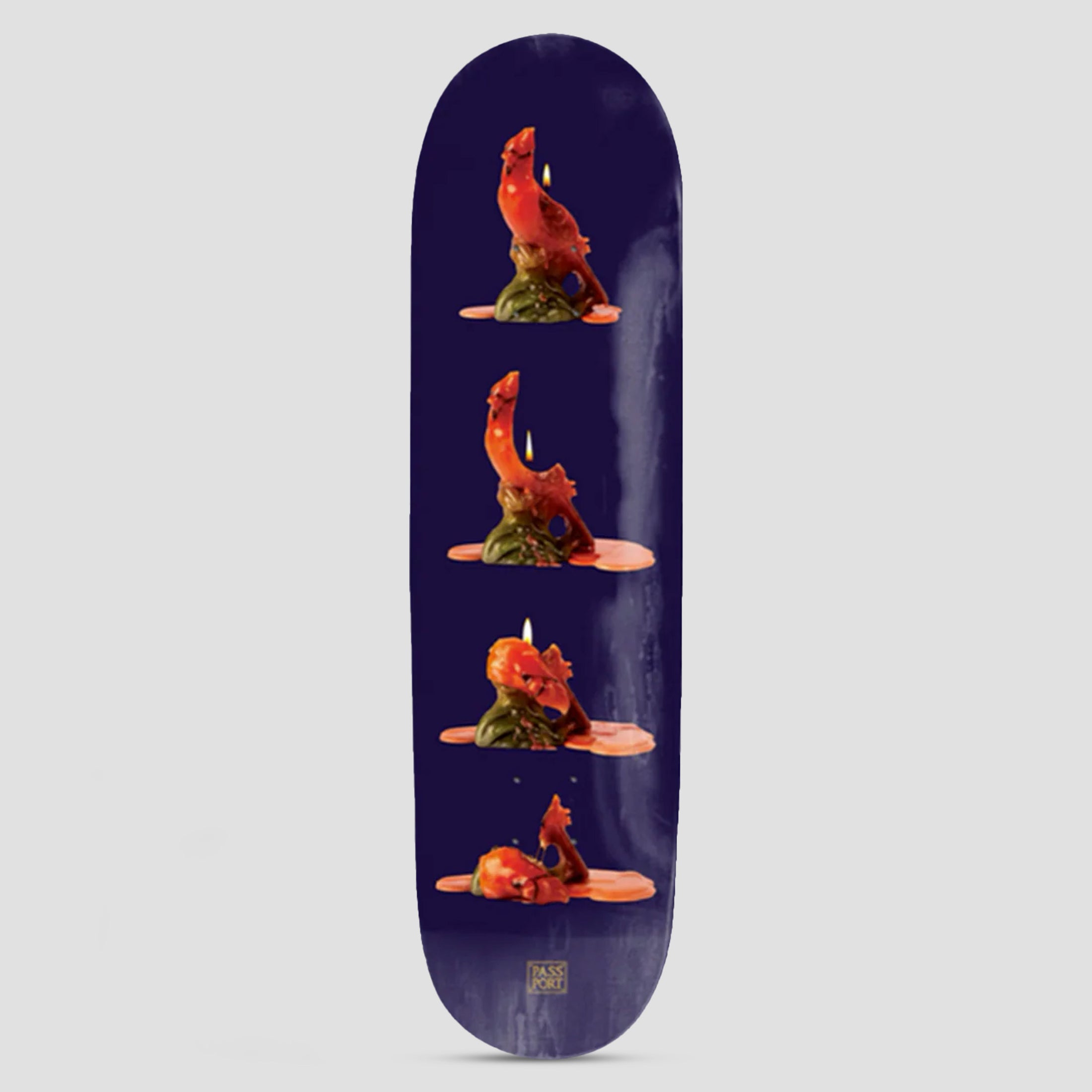 Passport 8.0 Candle Series Skateboard Deck Cardinal