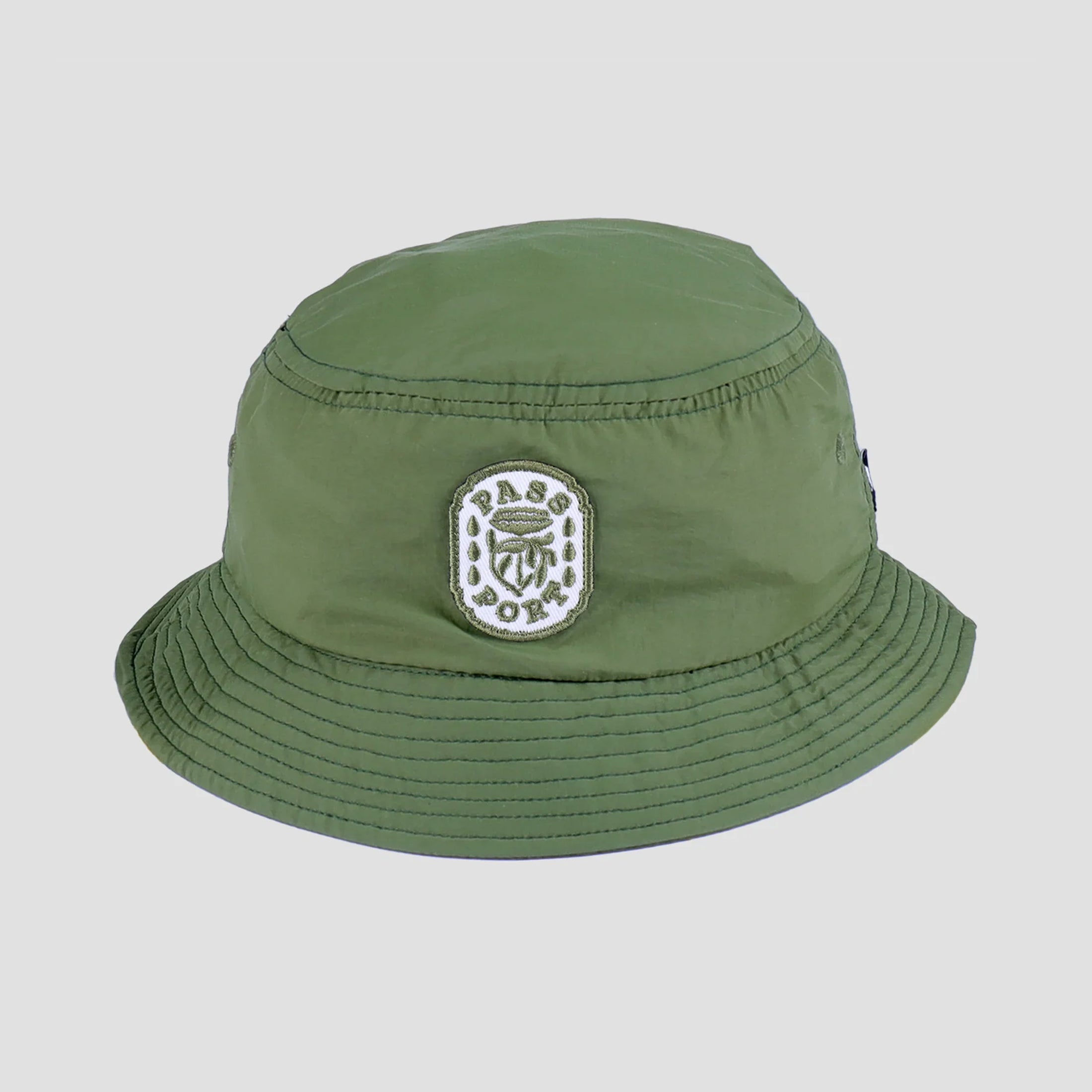 Passport Fountain RPET Bucket Hat Olive