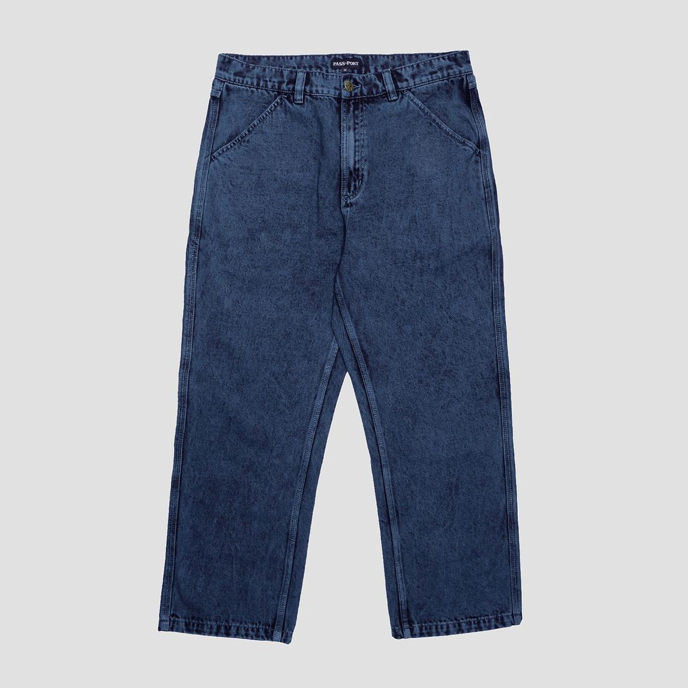 Passport Workers Club Jean Over-Dye Navy