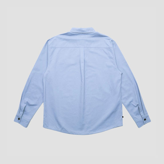 Passport Thistle Embroidery AG Shortsleeve Shirt Light Blue