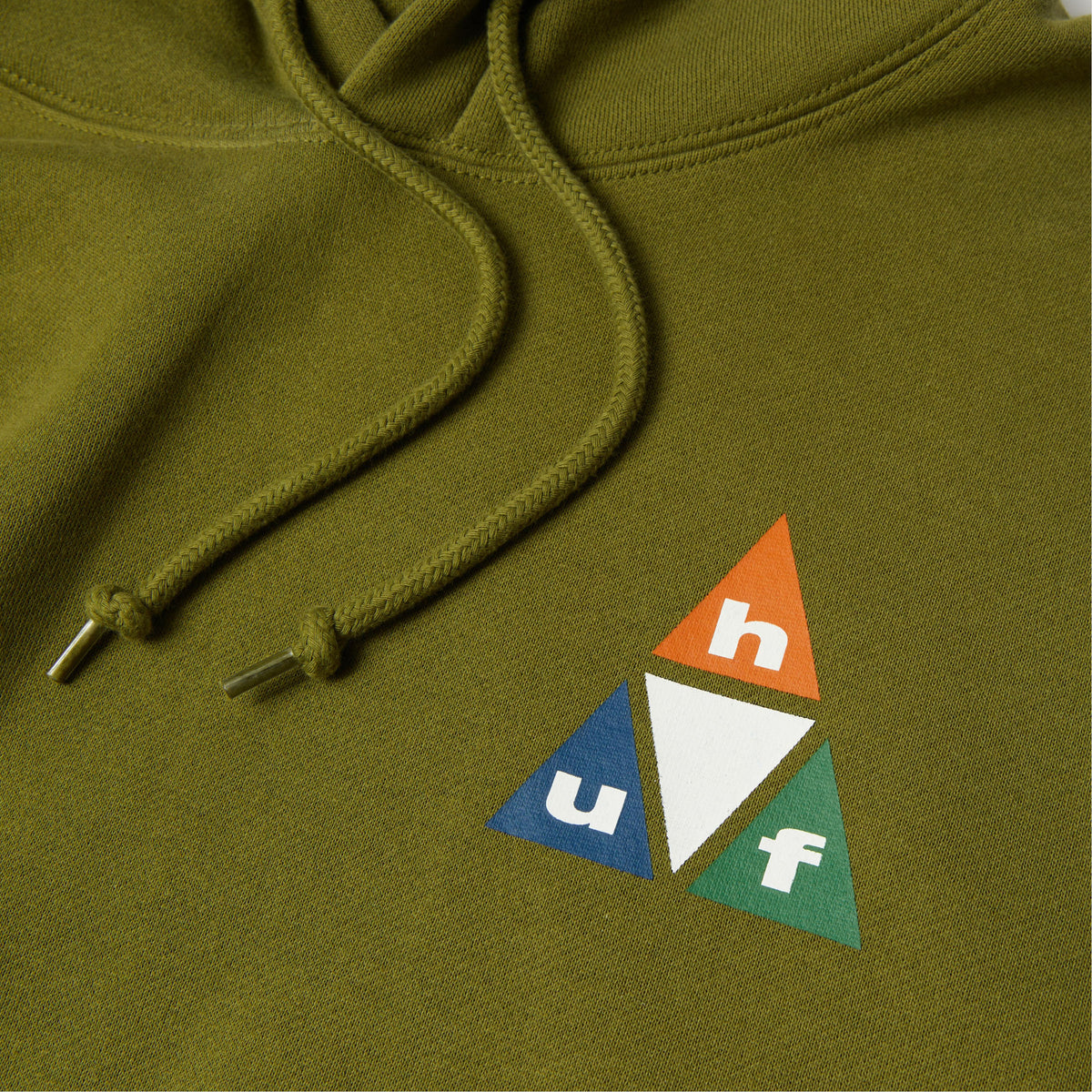 HUF Prism TT Pullover Hoodie Olive