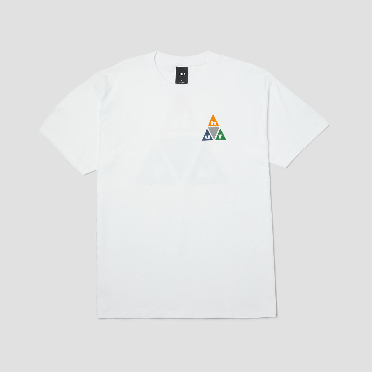 HUF Prism TT T-Shirt White / Burnt Orange