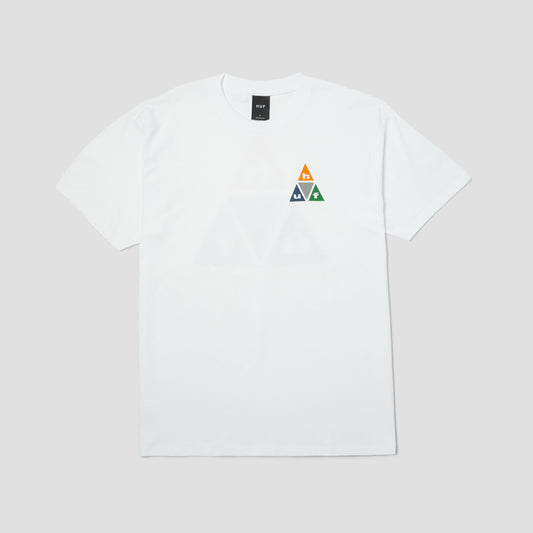HUF Prism TT T-Shirt White / Burnt Orange