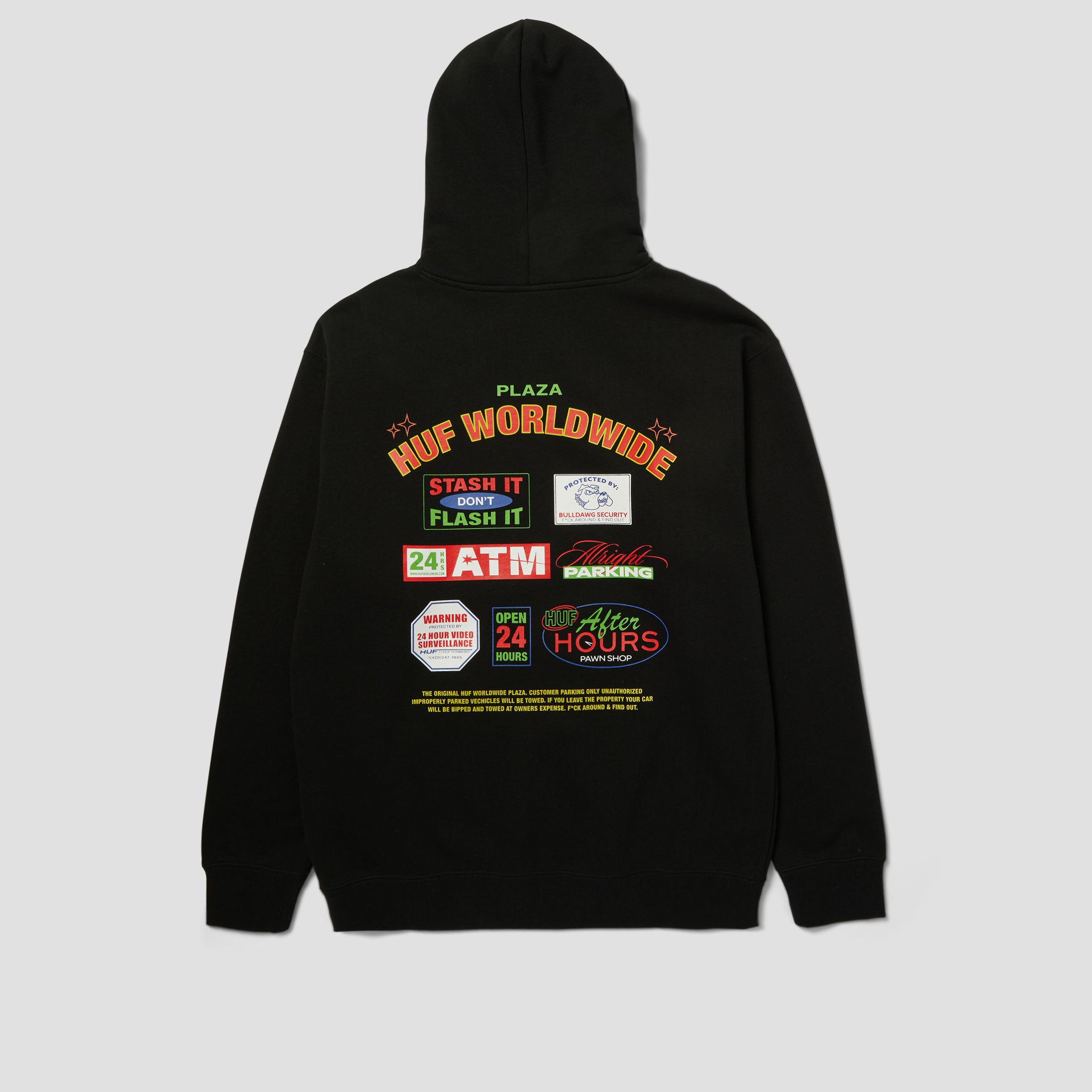 HUF Promo Hood Black