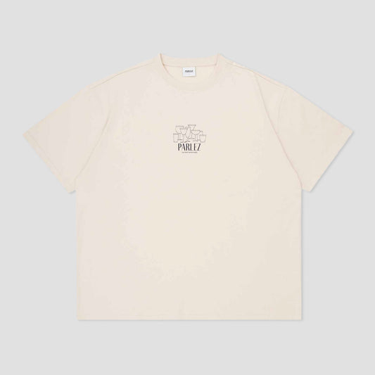 Parlez Round Oversized T-Shirt Putty